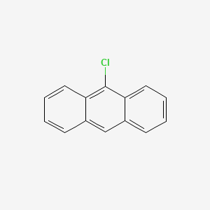 Chemical structure of 9-Chloroanthracene
