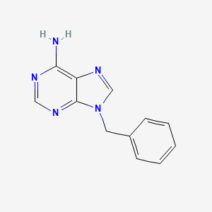 Chemical structure of 9-Benzyl-9H-purin-6-amine
