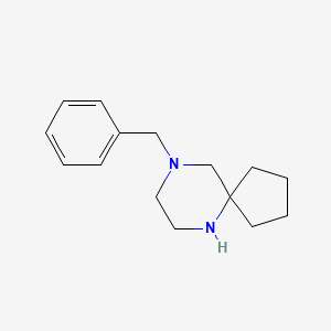 Chemical structure of 9-benzyl-6,9-diazaspiro[4.5]decane
