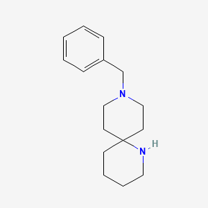 Chemical structure of 9-Benzyl-1,9-diazaspiro[5.5]undecane
