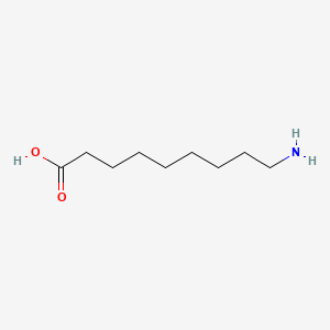 Chemical structure of 9-Aminononanoic acid