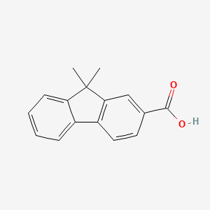 Chemical structure of 9,9-Dimethylfluorene-2-carboxylic Acid