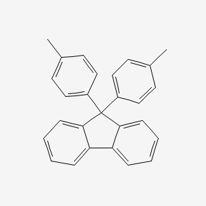 Chemical structure of 9,9-Di(p-tolyl)fluorene