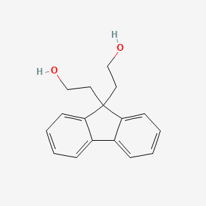 Chemical structure of 9,9-Bis(2-Hydroxyethyl)Fluorene