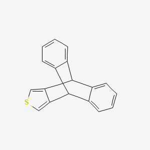 Chemical structure of 9,10-Dihydro-9,10-[3,4]thiophenoanthracene