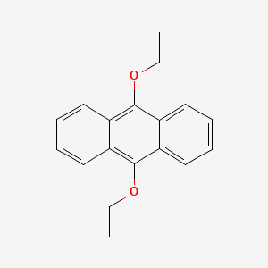 Chemical structure of 9,10-Diethoxyanthracene