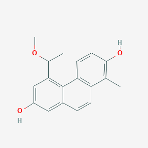 Chemical structure of 9,10-Didehydroeffususol A