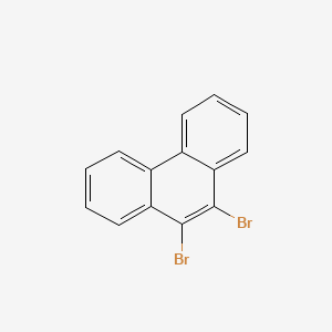 Chemical structure of 9,10-DibromoPhenanthrene