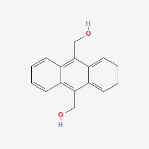 Chemical structure of 9,10-Anthracenedimethanol