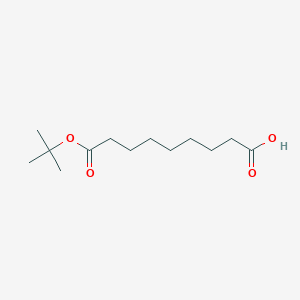 Chemical structure of 9-(tert-Butoxy)-9-oxononanoic acid