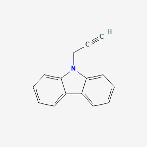 Chemical structure of 9-(Prop-2-yn-1-yl)-9H-carbazole
