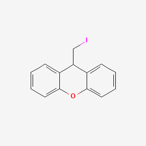 Chemical structure of 9-(iodomethyl)-9H-xanthene
