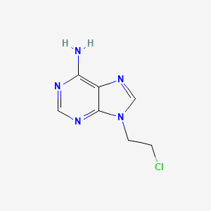 Chemical structure of 9-(2-Chloroethyl)-9H-purin-6-amine