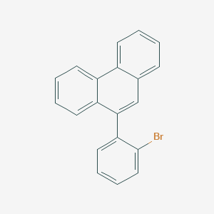 Chemical structure of 9-(2-Bromphenyl)-phenanthren