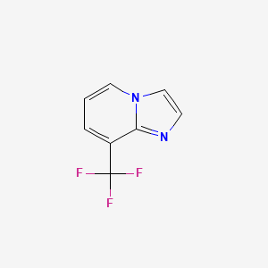 Chemical structure of 8-Trifluoromethyl-Imidazo[1,2-A]Pyridine