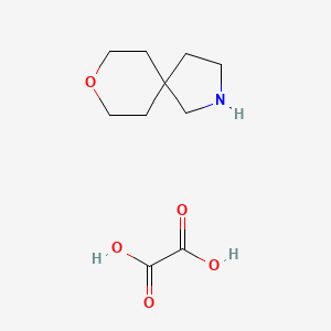 Chemical structure of 8-Oxa-2-azaspiro[4.5]decane oxalate
