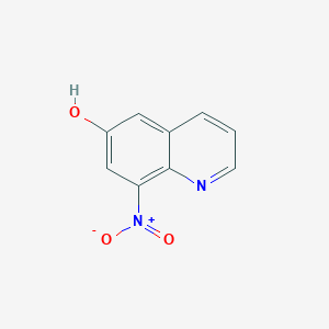 Chemical structure of 8-Nitroquinolin-6-ol