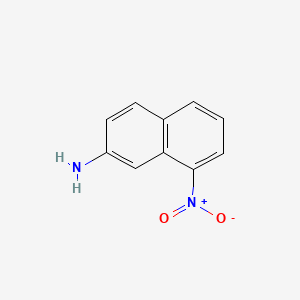 Chemical structure of 8-Nitronaphthalen-2-amine