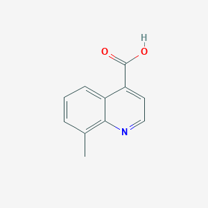 Chemical structure of 8-Methylquinoline-4-carboxylic acid
