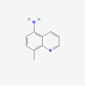Chemical structure of 8-Methylquinolin-5-amine