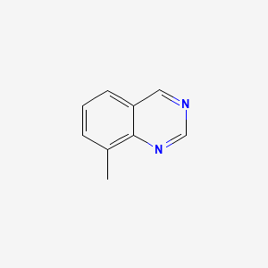 Chemical structure of 8-Methylquinazoline