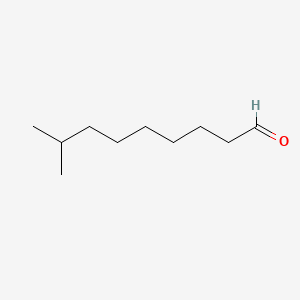 Chemical structure of 8-methylnonanal