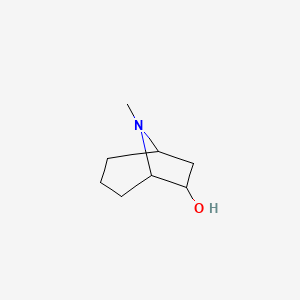 Chemical structure of 8-Methyl-8-azabicyclo[3.2.1]octan-6-ol