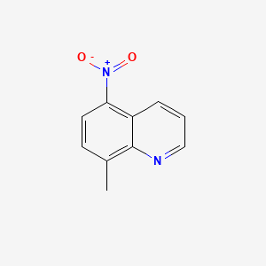 Chemical structure of 8-Methyl-5-nitroquinoline