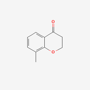 Chemical structure of 8-Methyl-4-chromanone