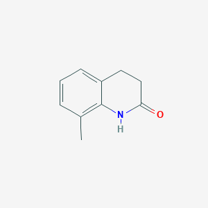 Chemical structure of 8-Methyl-3,4-dihydroquinolin-2(1H)-one