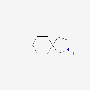 Chemical structure of 8-Methyl-2-azaspiro[4.5]decane