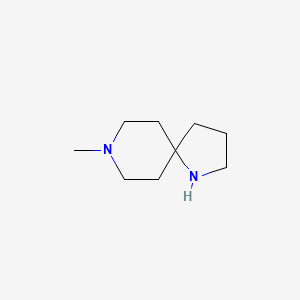 Chemical structure of 8-methyl-1,8-diazaspiro[4.5]decane
