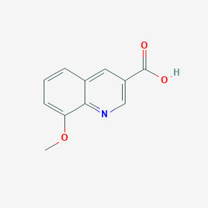 Chemical structure of 8-Methoxyquinoline-3-carboxylic acid