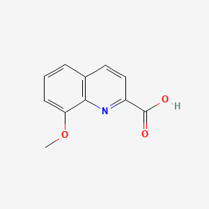Chemical structure of 8-Methoxyquinoline-2-carboxylic acid
