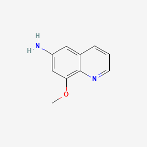 Chemical structure of 8-Methoxyquinolin-6-amine