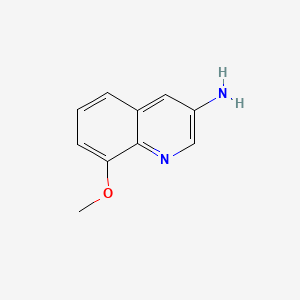 Chemical structure of 8-Methoxyquinolin-3-amine