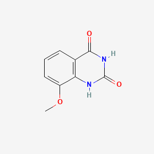Chemical structure of 8-Methoxyquinazoline-2,4-diol