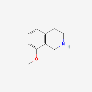 Chemical structure of 8-Methoxy-1,2,3,4-tetrahydroisoquinoline