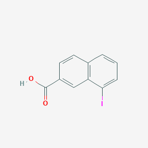 Chemical structure of 8-Iod-2-naphthoesaeure