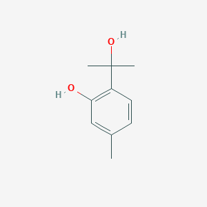 Chemical structure of 8-Hydroxythymol