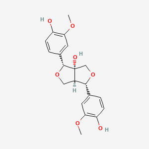 Chemical structure of 8-Hydroxypinoresinol