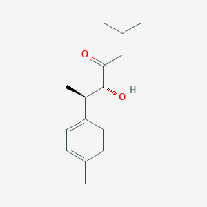 Chemical structure of 8-Hydroxy-ar-turmerone