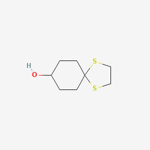 Chemical structure of 1,4-Dithiaspiro[4.5]decan-8-ol