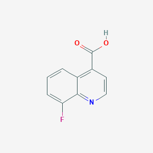 Chemical structure of 8-Fluoroquinoline-4-carboxylic acid
