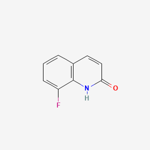 Chemical structure of 8-Fluoroquinolin-2(1H)-one
