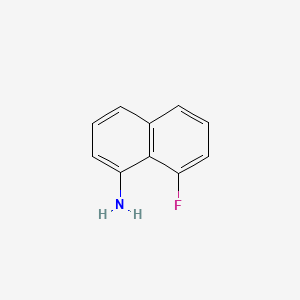 Chemical structure of 8-Fluoronaphthalen-1-amine