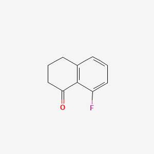 Chemical structure of 8-Fluoro-1-tetralone