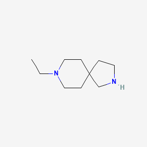 Chemical structure of 8-Ethyl-2,8-diazaspiro[4.5]decane
