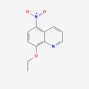 Chemical structure of 8-Ethoxy-5-nitroquinoline