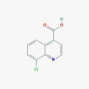 Chemical structure of 8-Chloroquinoline-4-carboxylic acid